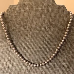 Gray freshwater pearl necklace by Honora. 18 inches.